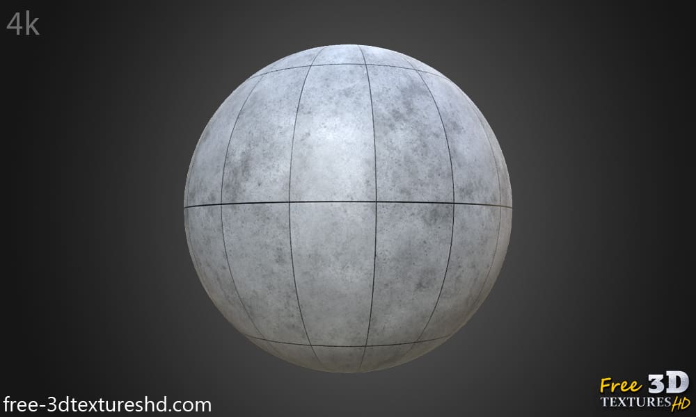 Panneau de béton préfabriqué PBR texture 3D, haute résolution, HD 4K, téléchargement gratuit