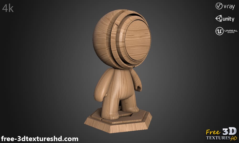 Fond d'écran de texture de bois naturel HD 4K - Téléchargement gratuit de matériel PBR pour Unity, Unreal et Vray Background