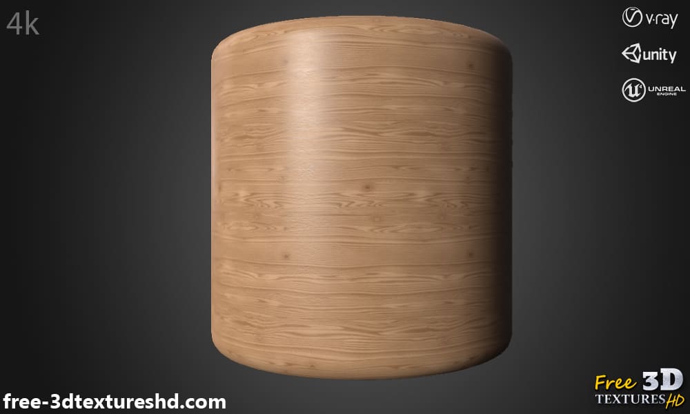Fond d'écran de texture de bois naturel HD 4K - Téléchargement gratuit de matériel PBR pour Unity, Unreal et Vray Background