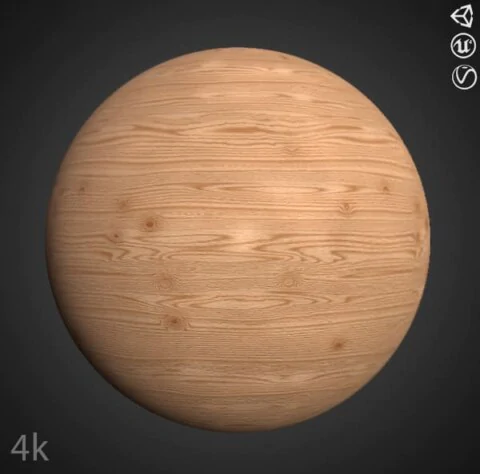 Oak Wood Texture Wallpaper HD 4K - Free PBR Material for 3D Design