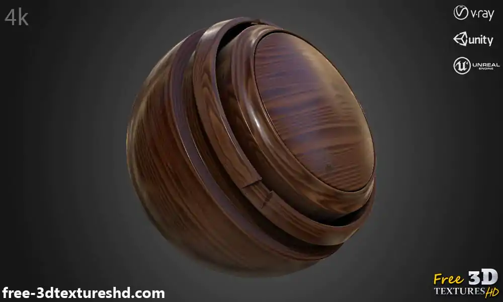 Oak-wood-shiny-3d-texture-PBR-material-background-free-download-HD-4K-Unity-Unreal-Vray-render-preview-mat
