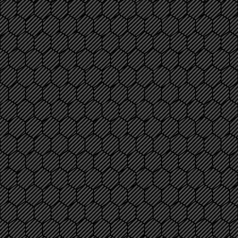 Texture 3D hexagonale en fibre de carbone noire, matériau PBR haute résolution à télécharger gratuitement en 4K pour Unreal Unity et Vray