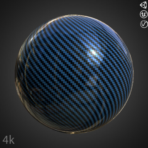 Carbon-fiber-blue-glossy-3d-texture-PBR-material-background-free-download-HD-4K-Unity-Unreal-Vray