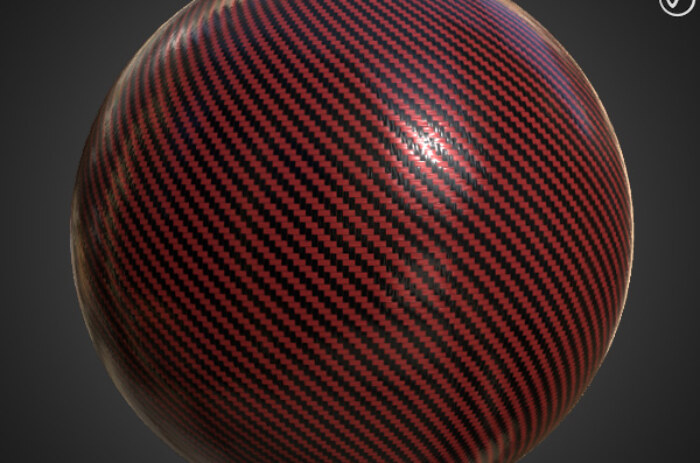 Red-carbon-fiber-3d-texture-PBR-material-background-free-download-HD-4K-Unity-Unreal-Vray