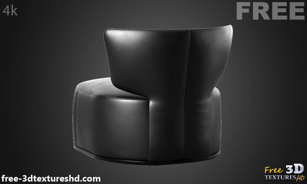 Amoenus armchair 3D model, free download, with render preview and polycount