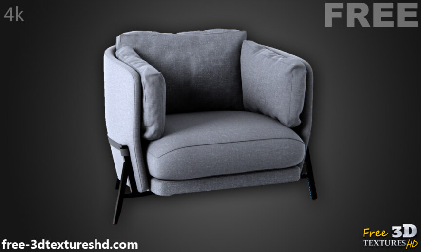 Cardle-armchair-Arflex-3d-model-free-download-render