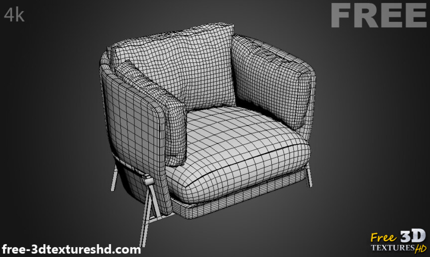 Cardle-armchair-Arflex-3d-model-free-download-render-preview-polycount