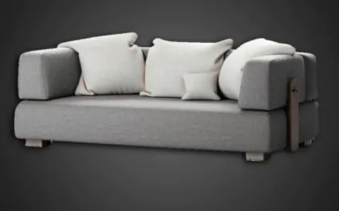 Canapé Florida Minotti modèle 3D, téléchargement gratuit, licence CC0