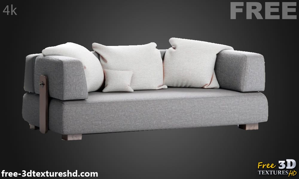 Canapé Florida Minotti Modèle 3D Téléchargement gratuit Licence CCO