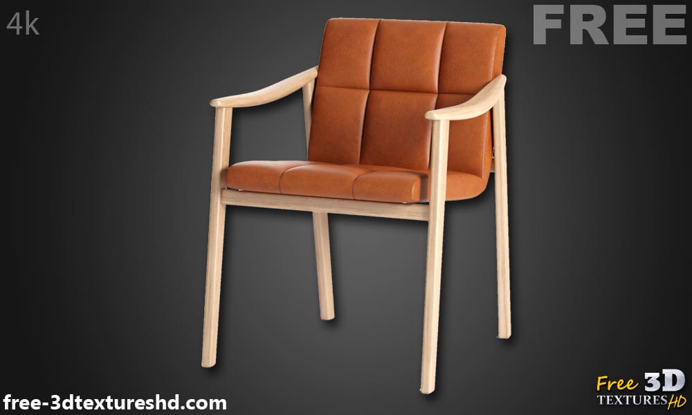 Fynn Chair Minotti modèle 3D, téléchargement gratuit, licence CC0, avec prévisualisation et détails du polycount