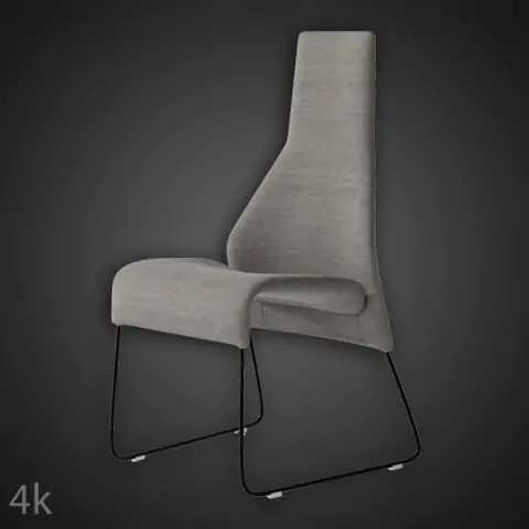 Lazy chair Italia 3D model, free download, CC0 license,