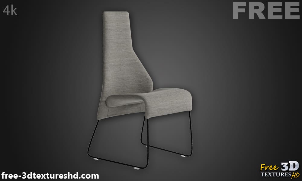 Modèle 3D de chaise longue Italia, téléchargement gratuit, licence CC0,