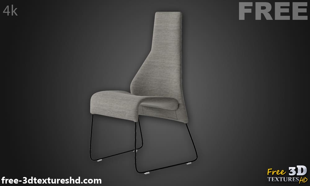 Modèle 3D de chaise longue Italia, téléchargement gratuit, licence CC0,