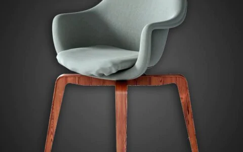 Luta chair by B&B Italia 3D model, free download, CC0 license