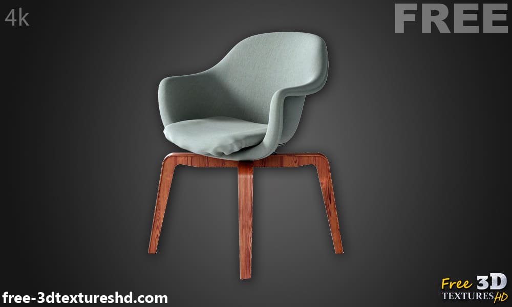 Chaise Luta de B&B Italia Modèle 3D, téléchargement gratuit, licence CC0
