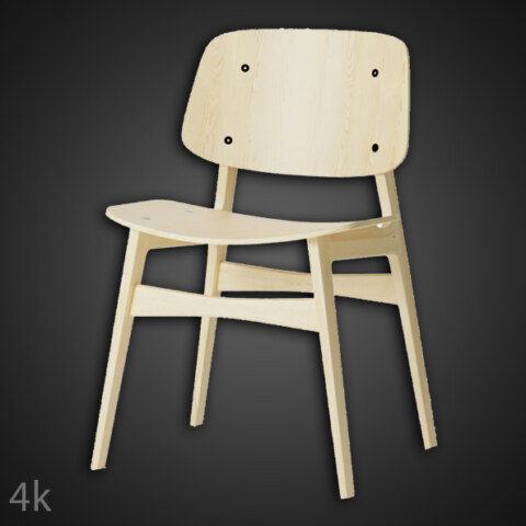 Soborg-chair-Fredericia-3d-model-free-download-CCO