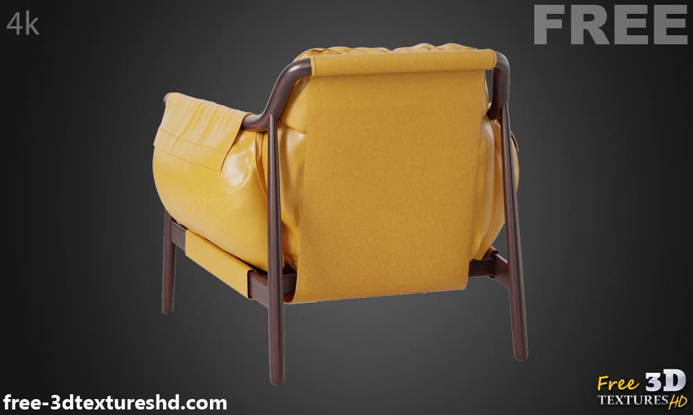 Fauteuil lounge Times Poltrona Twils modèle 3D, téléchargement gratuit, avec rendu et polycount