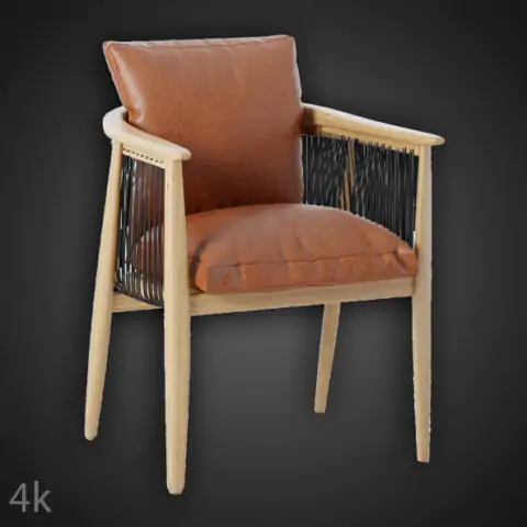 Viola chair Poltrona 3D model, free download, CC0 license