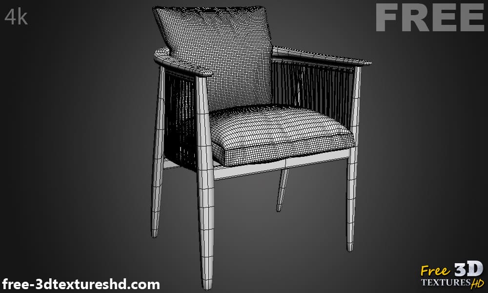 Viola Chair Poltrona-3d Model Free Download CCO License