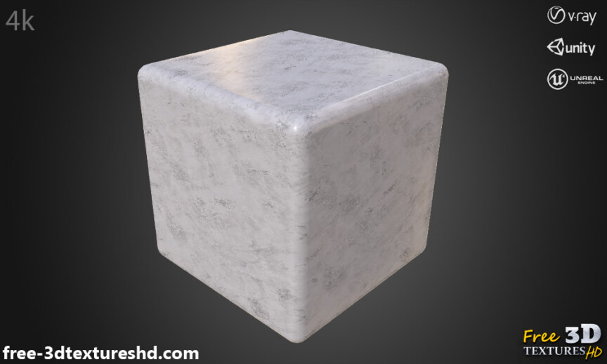 White-Marble-PBR-textures-free-download-High-resolution-Unity-Unreal-Vray-render-cube
