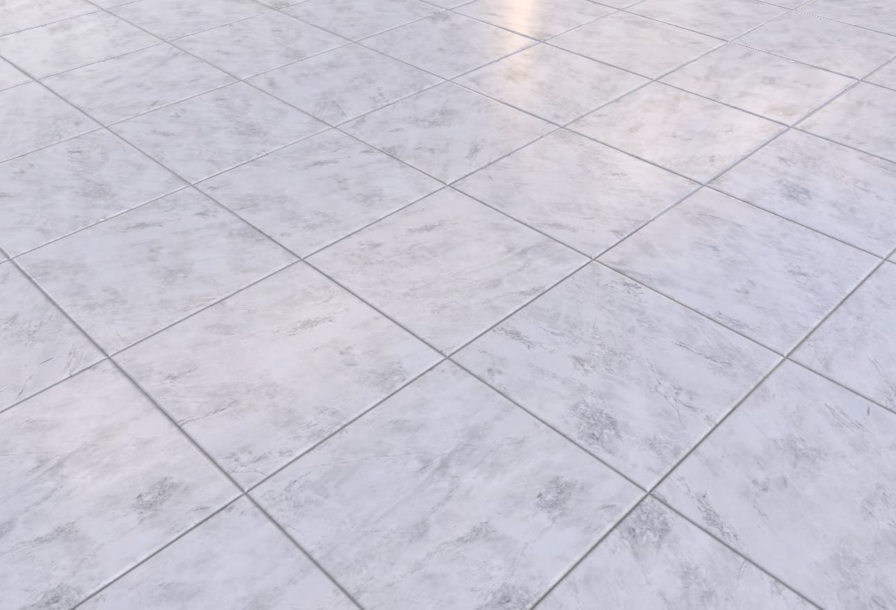 Carreaux de céramique en marbre blanc, texture PBR 3D, haute résolution, HD 4K, téléchargement gratuit pour Unity, Unreal et V-Ray