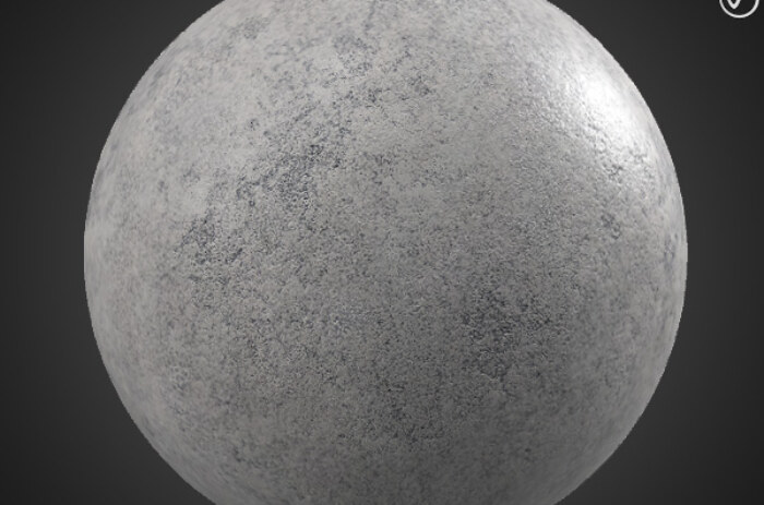 Texture 3D béton PBR, haute résolution 4k HD à télécharger gratuitement pour Unity, Unreal, et V-Ray