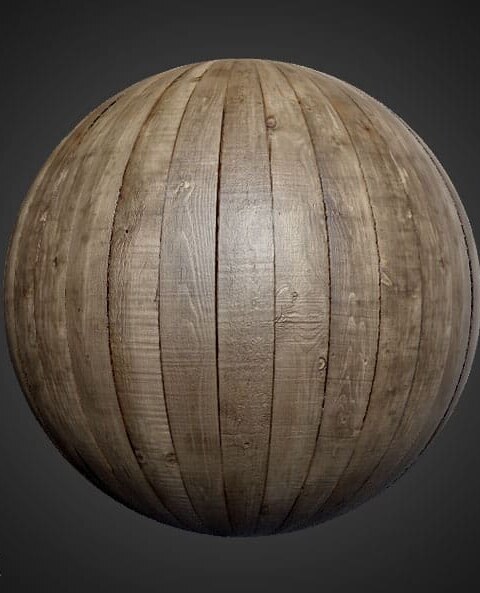 Dark brown pine wood planks 3D texture PBR material, high resolution, HD 4K free download for Unity, Unreal, and V-Ray