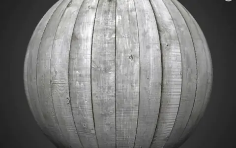Pine wood planks grey white 3D texture PBR material, high resolution, HD 4K free download for Unity, Unreal, and V-Ray