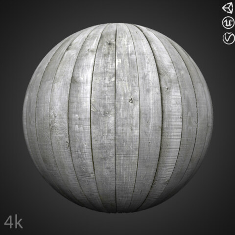 Pine wood planks grey white 3D texture PBR material, high resolution, HD 4K free download for Unity, Unreal, and V-Ray