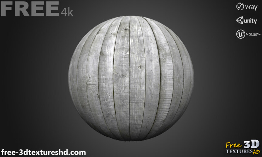 pine-wood-planks-grey-white-3d-texture-PBR-material-background-free-download-4K-Unity-Unreal-Vray-render
