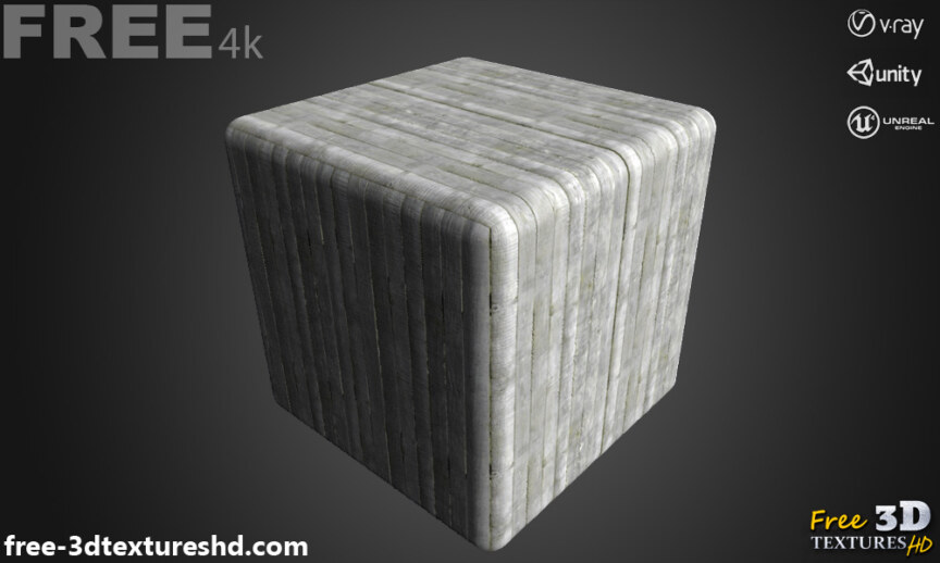 pine-wood-planks-grey-white-3d-texture-PBR-material-background-free-download-4K-Unity-Unreal-Vray-render-cube