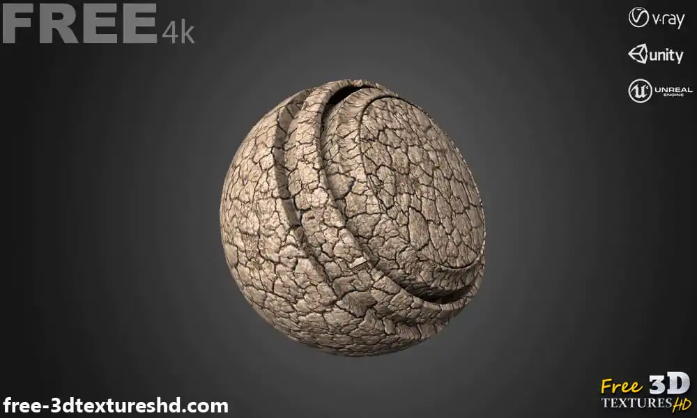 Cracked-ground-seamless-3D-texture-PBR-High-Resolution-Free-Download-4K-unity-unreal-vray-render-material
