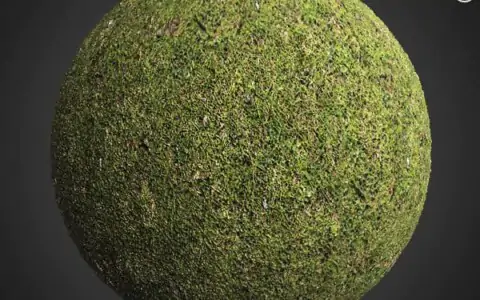 4K grass ground 3D textures PBR, high resolution, HD free download for Unity, Unreal, and V-Ray