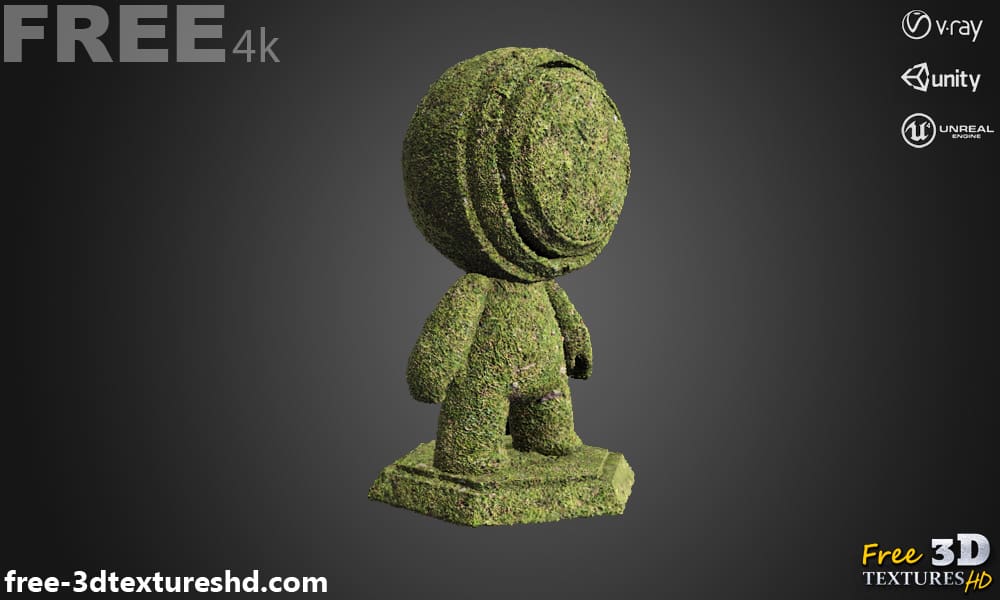 Textures 3D de sol en herbe PBR haute résolution Téléchargement gratuit 4K Unity Unreal Vray