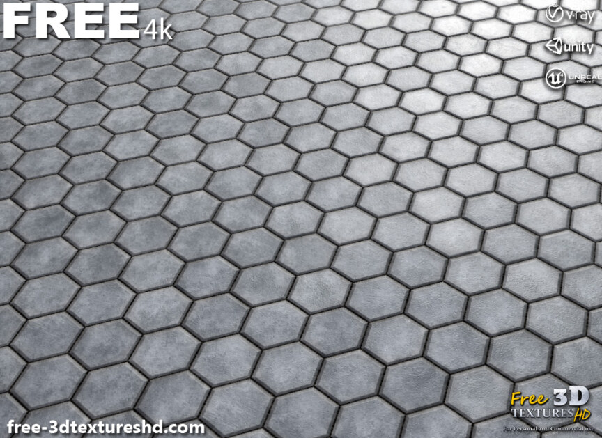 Hexagonal-pavement-3D-textures-PBR-High-Resolution-Free-Download-4K-unity-unreal-vray-render-plan