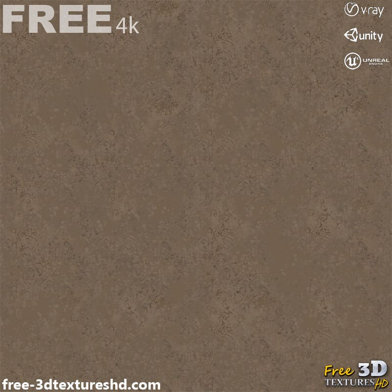 Texture 3D boue sol  PBR 4K pour Unity, Unreal et V-Ray, haute résolution, HD à télécharger gratuitement