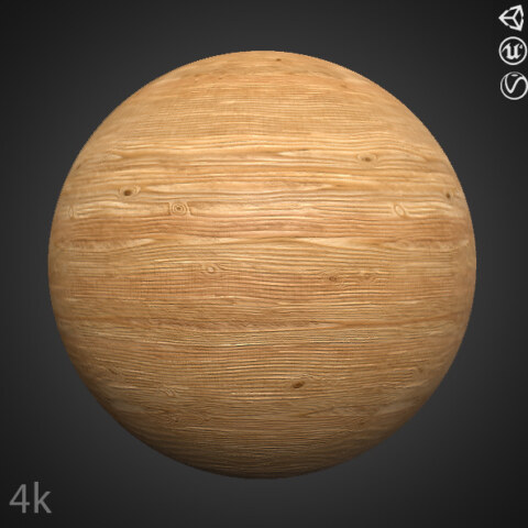 matériau bois naturel texture 3D PBR, haute résolution 4k HD à télécharger gratuitement pour Unity, Unreal, et V-Ray