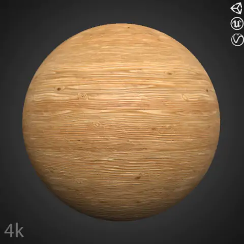 matériau bois naturel texture 3D PBR, haute résolution 4k HD à télécharger gratuitement pour Unity, Unreal, et V-Ray