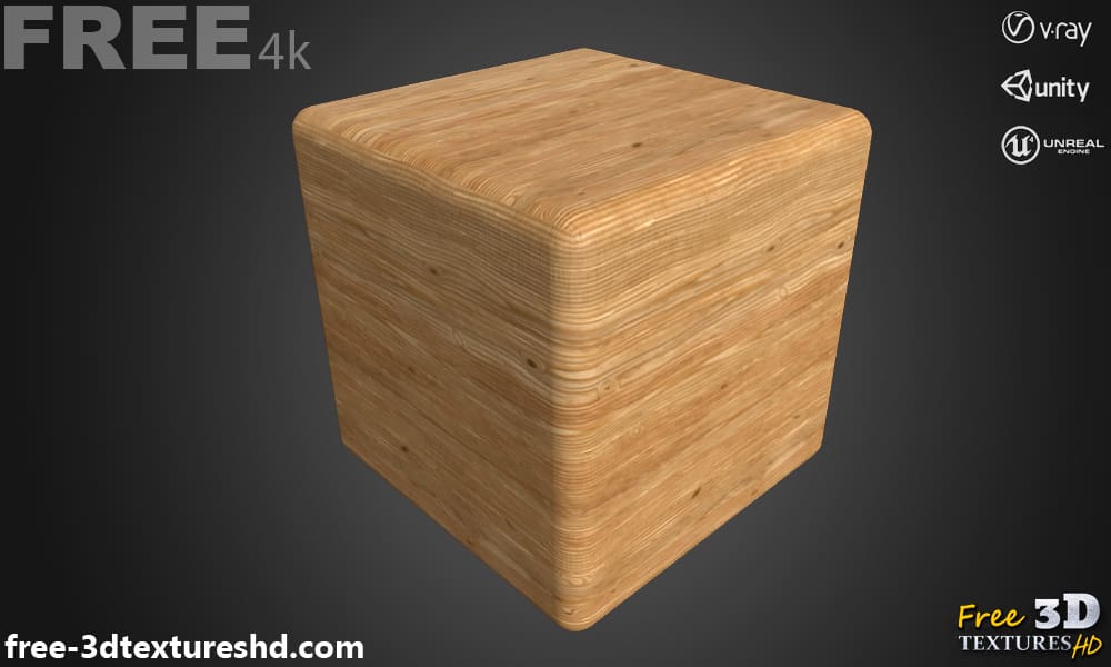 Bois Naturel Texture 3D PBR Haute Résolution Téléchargement Gratuit 4K pour Unreal Unity et Vray