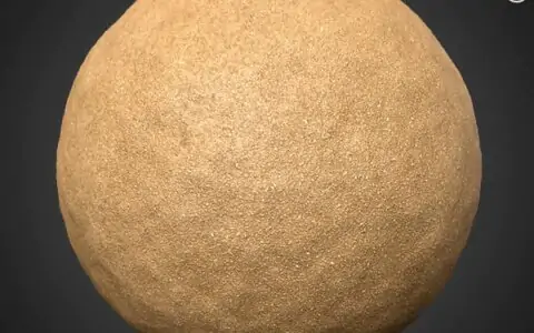 Sand beach seamless 3D texture PBR, high resolution 4K, HD free download for Unity, Unreal, and V-Ray