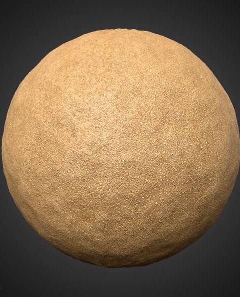 Texture 3D sans couture de plage de sable PBR, haute résolution 4K, HD à télécharger gratuitement pour Unity, Unreal, et V-Ray