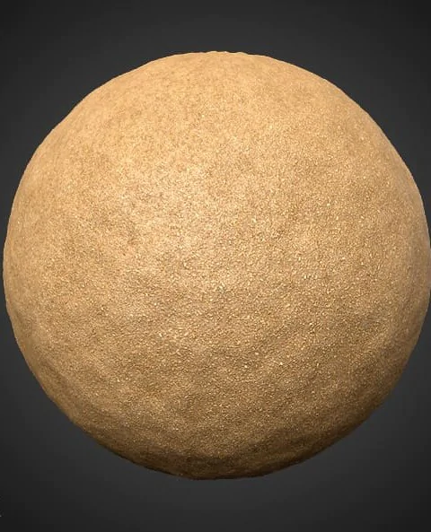 Sand beach seamless 3D texture PBR, high resolution 4K, HD free download for Unity, Unreal, and V-Ray