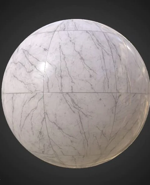 White Marble Floor Tiles 3D Texture PBR Material Background Free Download 4K Unity Unreal Vray Render Object