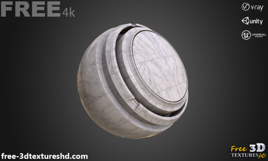 White-Marble-floor-tiles-3d-texture-PBR-material-background-free-download-4K-Unity-Unreal-Vray-render-material