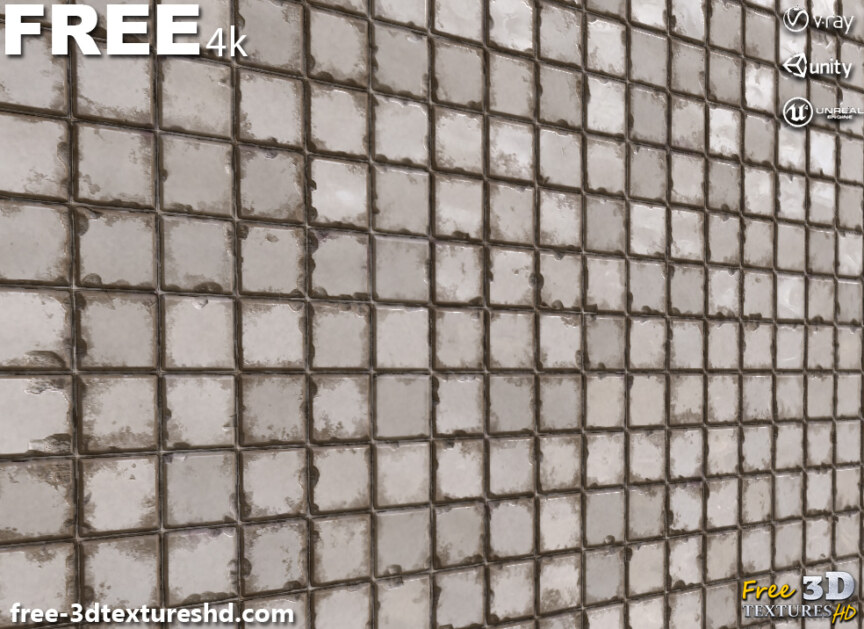 White-Old-Dirty-Tile-3d-texture-PBR-material-background-free-download-4K-Unity-Unreal-Vray-render–full-wall