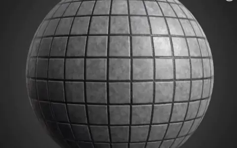 Concrete Hexagonal Pavement 3D Textures PBR Haute Résolution Téléchargement Gratuit 4K Unity Unreal Vray