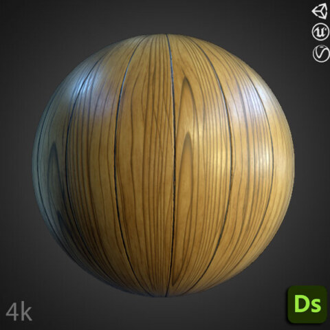 Wood Planks Texture PBR Material High Resolution Substance 3D Designer SBS + SBSAR generator Free Download