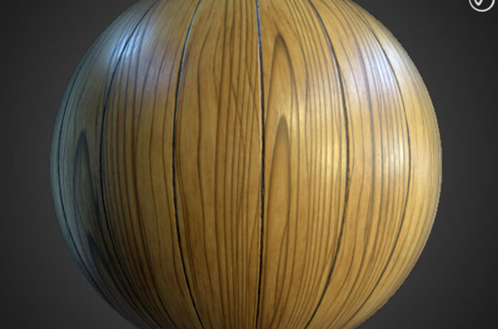 Texture de Planches de Bois Matériau PBR Haute Résolution Substance 3D Designer SBS + générateur SBSAR Téléchargement Gratuit