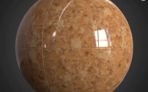 Carreaux de sol en marbre rouge beige thé Texture 3D Matériau PBR Téléchargement gratuit 4K Unity Unreal Vray Render