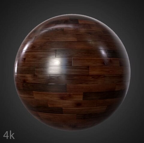 Générateur de Textures PBR de Parquet en Bois Rouge Foncé Substance SBSAR Téléchargement Gratuit